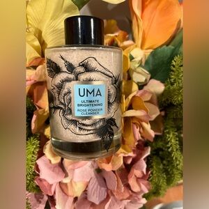 UMA Ultimate Brightening Rose Powder Cleanser.